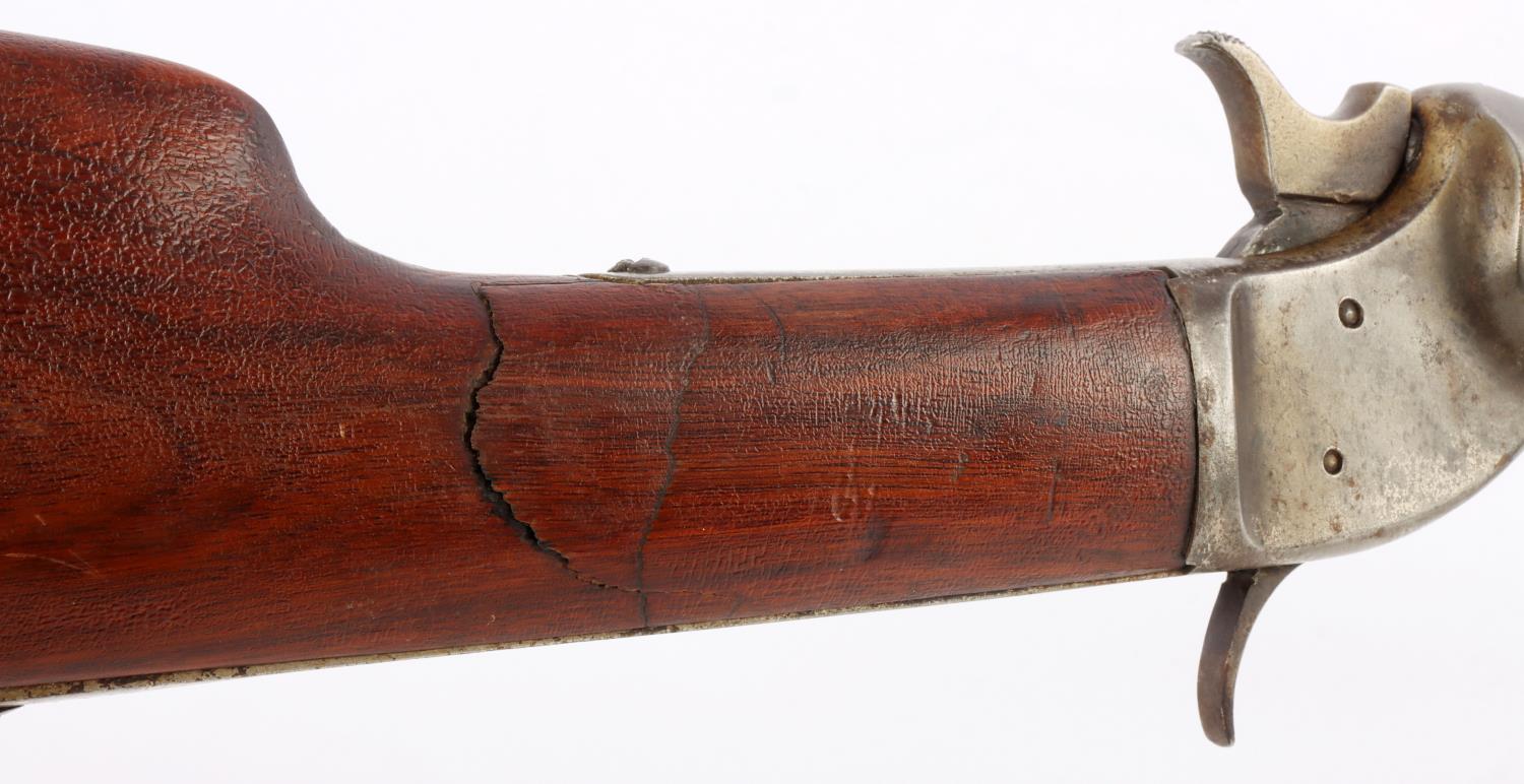 1864 J. STEVENS ARMS TIP UP .22 CAL OCTAGON RIFLE