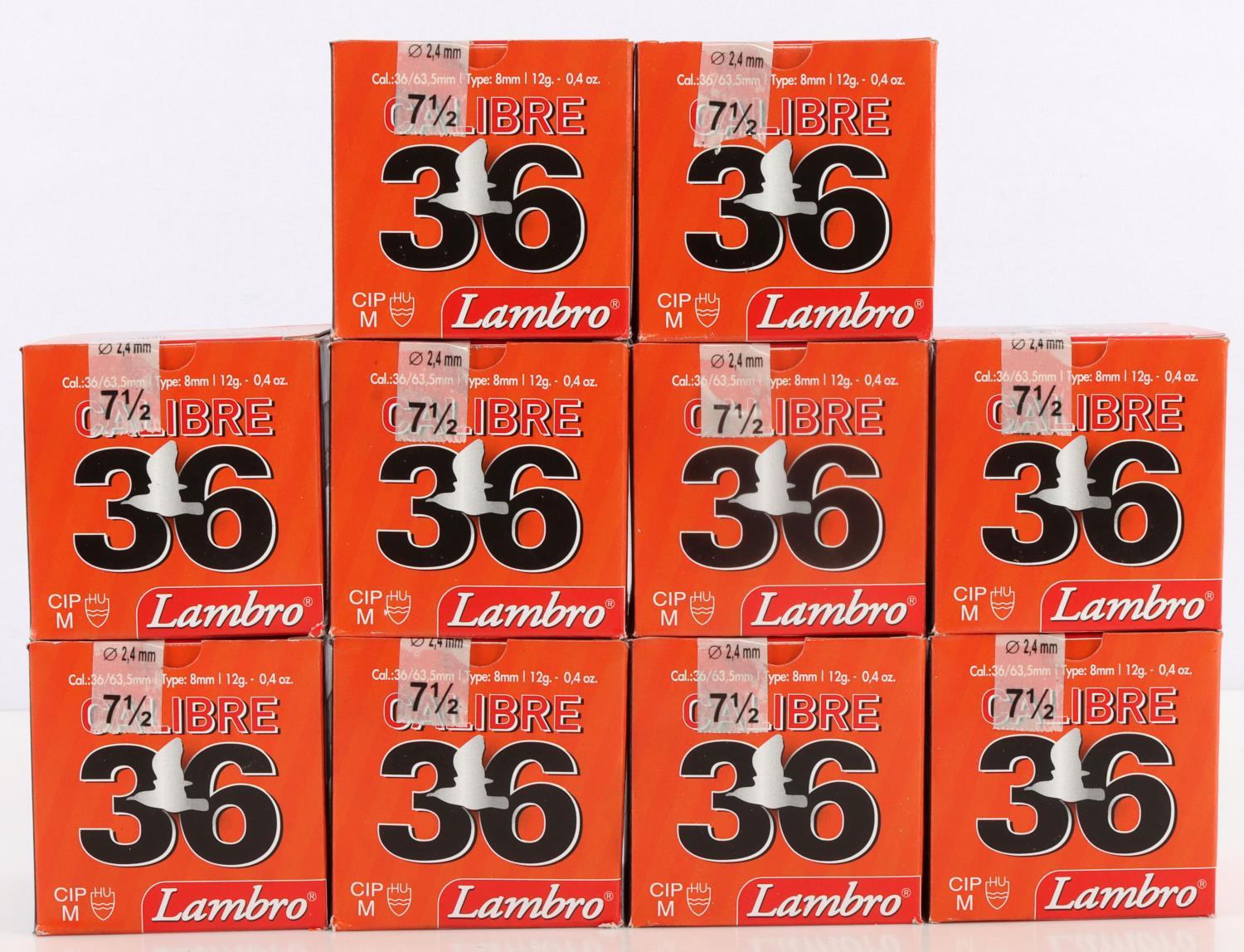 250 ROUNDS OF LAMBRO .36/.410 CAL SHOTSHELL AMMO