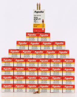 1800 ROUNDS OF AGUILA .22LR 40 GR AMMUNITION