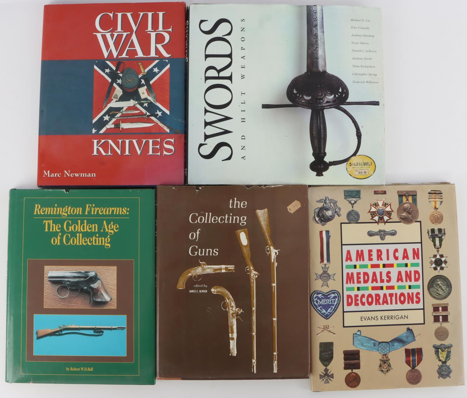 FIREARMS SWORD MEDALS CIVIL WAR KNIFE BOOK LOT