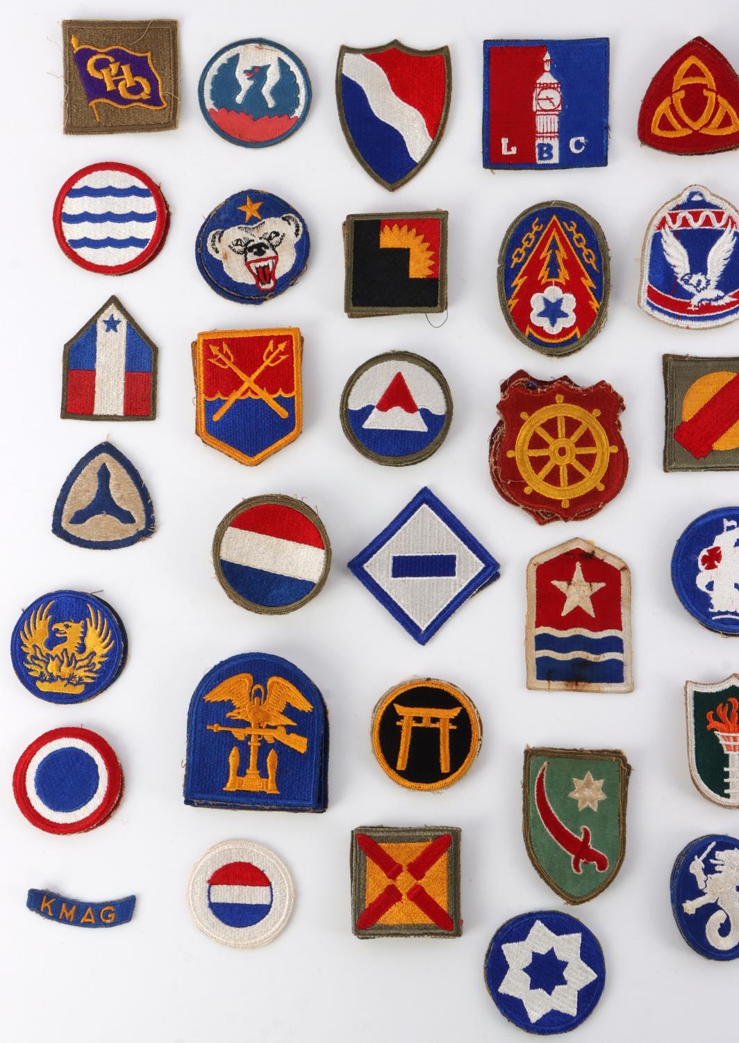 APPROX. 240+ US MILITARY WWII TO POST WAR PATCHES