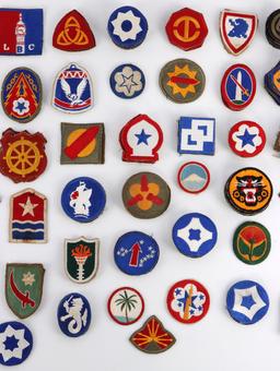 APPROX. 240+ US MILITARY WWII TO POST WAR PATCHES