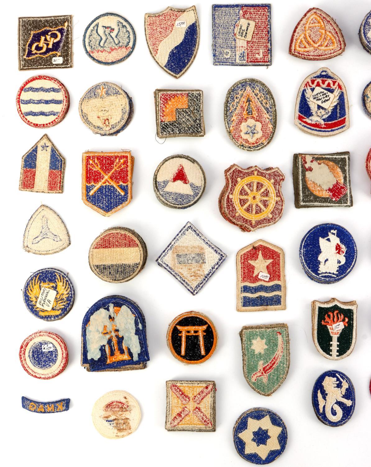 APPROX. 240+ US MILITARY WWII TO POST WAR PATCHES