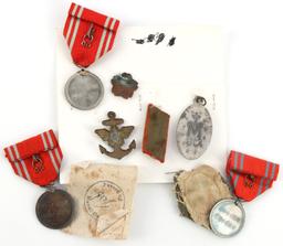 WWII GI BRINGBACK JAPANESE MEDALS & INSIGNIA