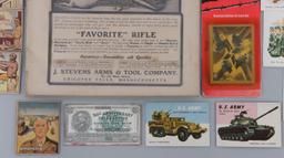 LOT OF WWII TOPPS CARDS STANTIONARY J STEVENS ADD