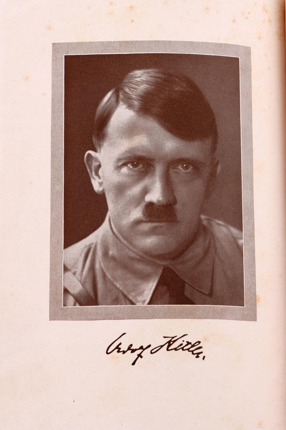 WWII ADOLF HITLER PERSONALIZED MEIN KAMPF COPY