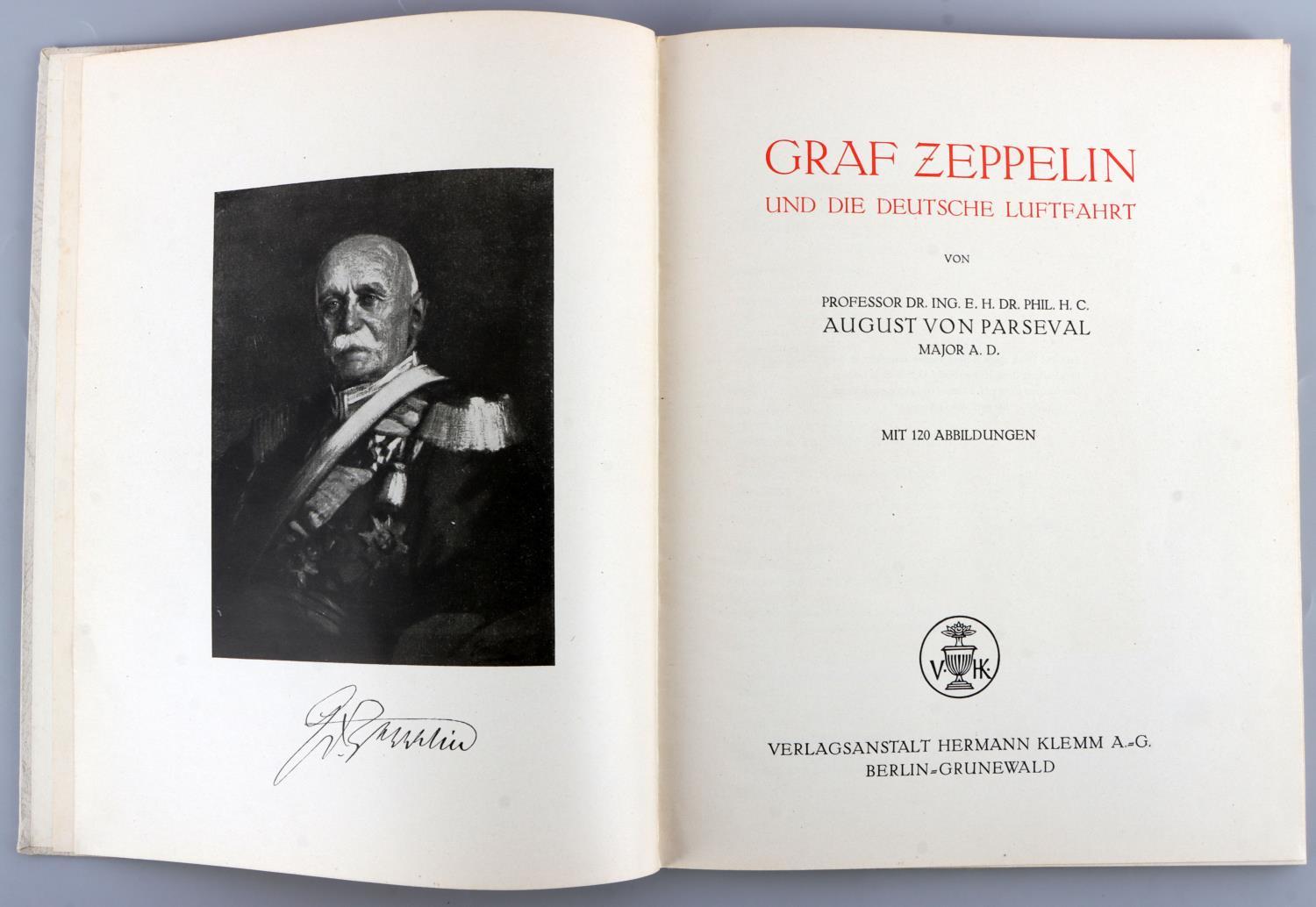 WWII GERMAN REICH HITLER EX LIBRIS ZEPPELIN BOOK