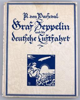 WWII GERMAN REICH HITLER EX LIBRIS ZEPPELIN BOOK