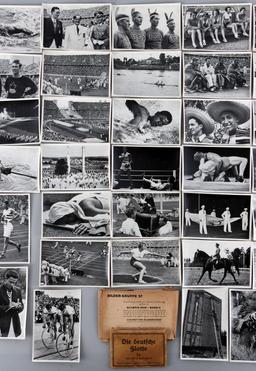 LOT OF WWII GERMAN SHIPS & OLYMPIC BAND II PICTURE