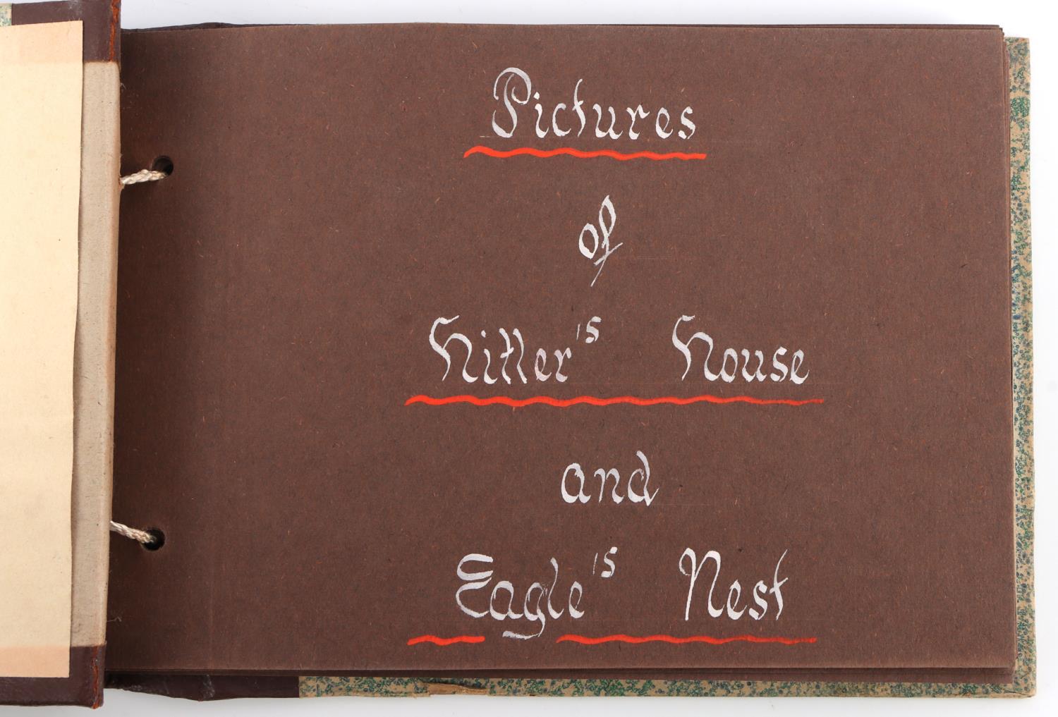 WWII GERMAN SOUVENIR PHOTO ALBUM HITLERS HOUSE