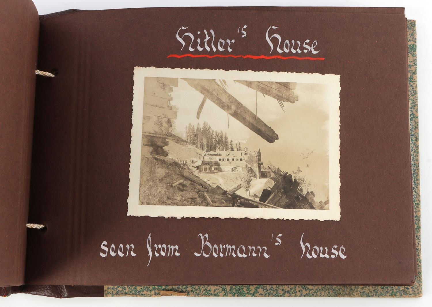 WWII GERMAN SOUVENIR PHOTO ALBUM HITLERS HOUSE