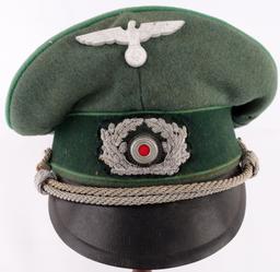 WWII GERMAN THIRD REICH LAND CUSTOMS VISOR