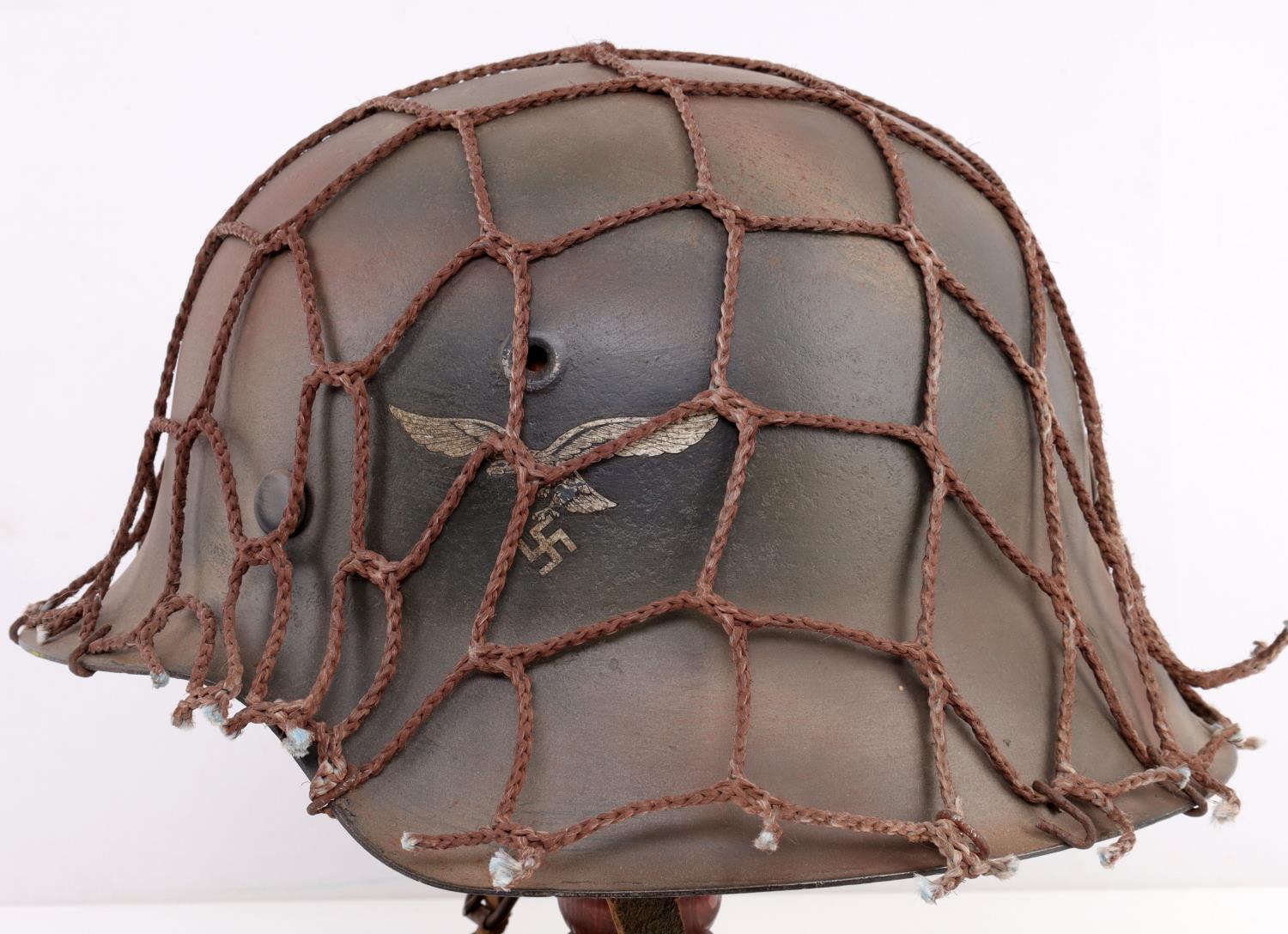 WWII GERMAN M42 LUFTWAFFE HELMET