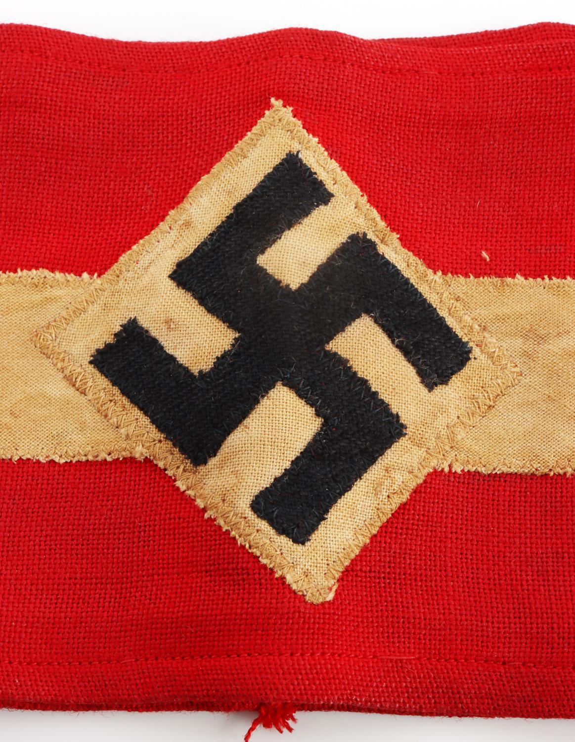 WWII GERMAN THIRD REICH HITLER YOUTH ARMBAND