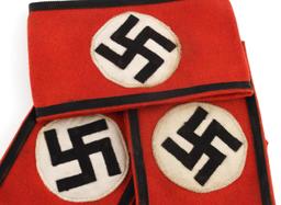 3 WWII GERMAN REICH WAFFEN SS ALLGEMEINE ARMBANDS