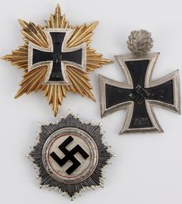 WWI GERMAN EMPIRE GRAND CROSS & LARGE MEDALS