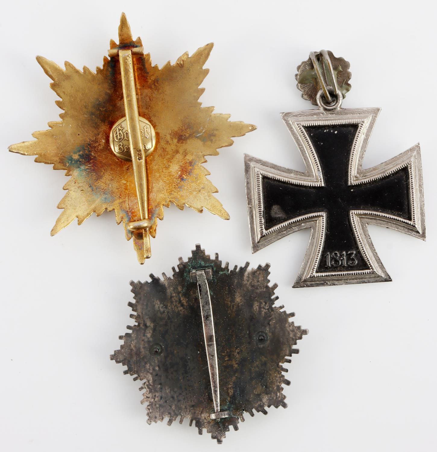 WWI GERMAN EMPIRE GRAND CROSS & LARGE MEDALS