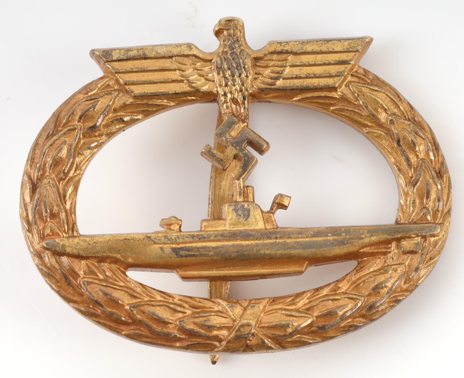 WWII GERMAN KRIEGSMARINE U-BOAT BADGE