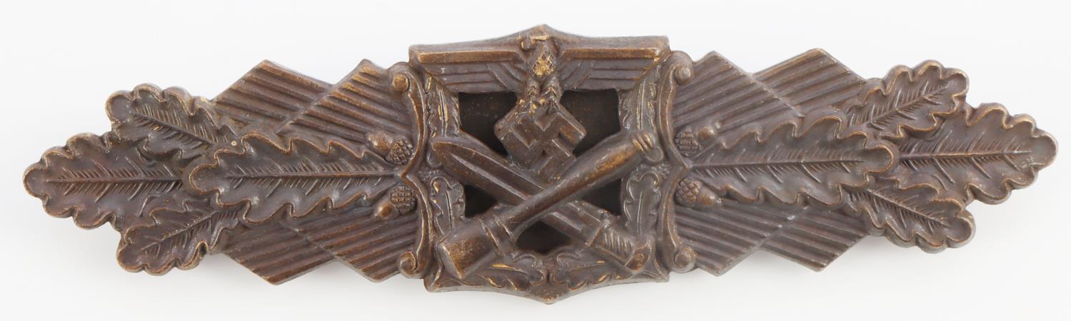 WWII GERMAN IRON CROSS & COMBAT SPANGE