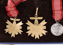 WWII GERMAN CASED BERLIN OLYMPIC MEDALS