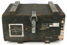 WWII GERMAN 7.62 M43 MACHINE GUN AMMO BOX