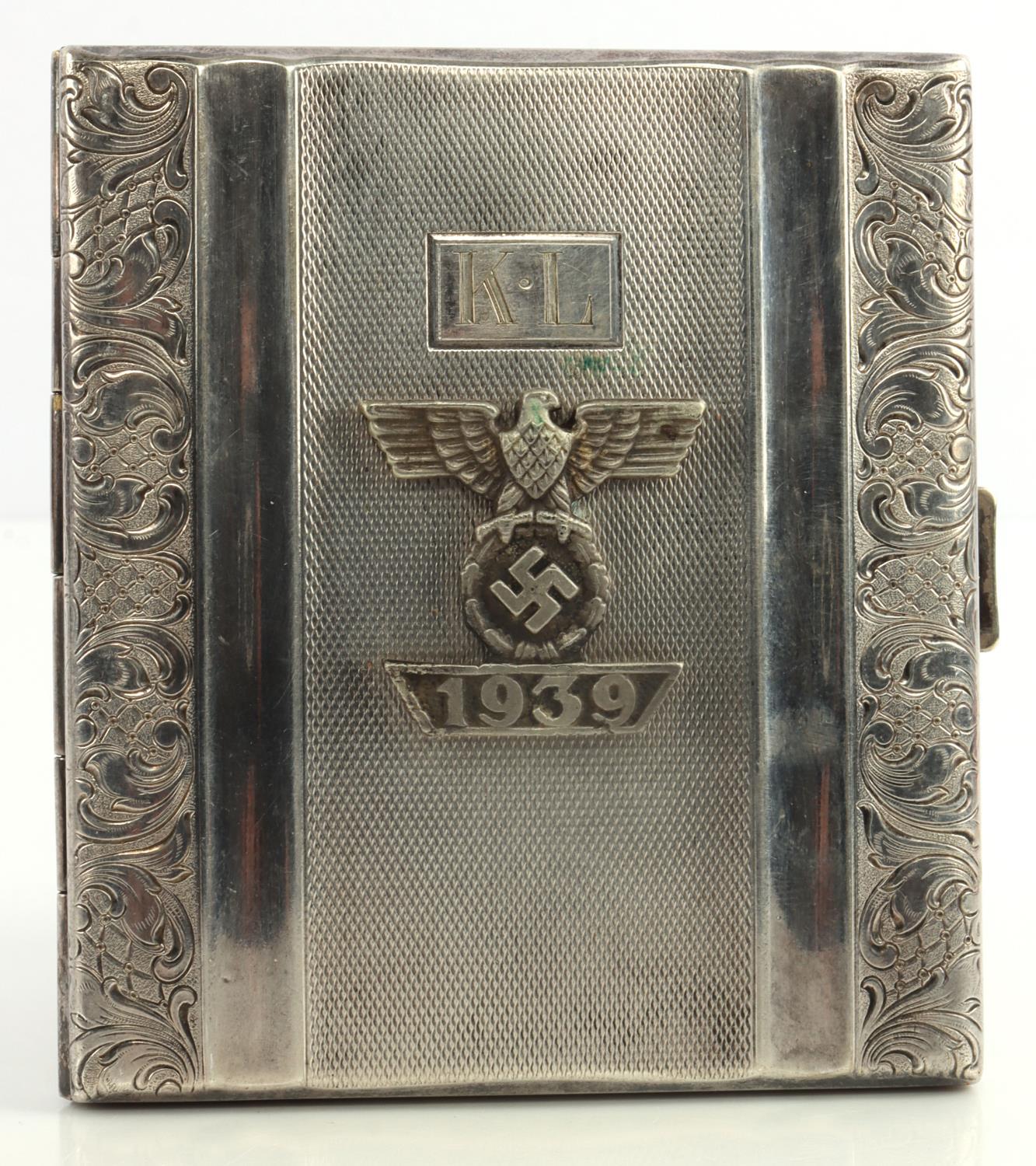 WWII GERMAN REICH NSDAP & HJ CIGARETTE CASES