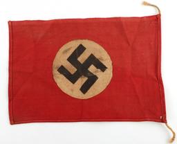 WWII GERMAN PARTY FLAG PENNANT