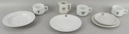 8 WWII GERMAN REICH POLIZEI PORCELAIN DINNERWARE