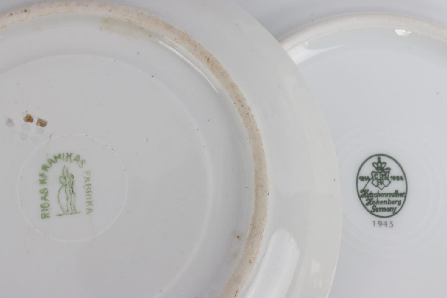 8 WWII GERMAN REICH POLIZEI PORCELAIN DINNERWARE