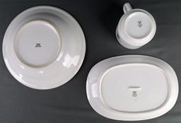 3 WWII GERMAN REICH SS KRAKAU PORCELAIN DINNERWARE