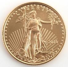 2016 1/10TH OZ GOLD AMERICAN EAGLE COIN