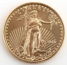 2016 1/10TH OZ GOLD AMERICAN EAGLE COIN