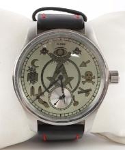 ELGIN 15 JEWEL GRADE 314 MASONIC WRIST WATCH