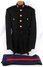 VIETNAM USMC MARINE UNIFORM W STERLING & 14K EGA