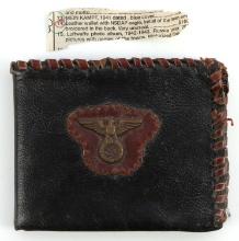 WWII GERMAN HAND MADE SA REICHSADLER WALLET