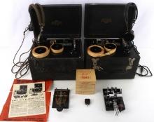 TELEGRAPH KEY HEADSET & INSTRUCTOGRAPH LOT