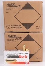 1000 ROUNDS OF MAXX TECH 9MM LUGER AMMUNITION