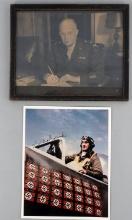 SIGNED PHOTOS GEN EISENHOWER & GABBY GABRESKI LOT