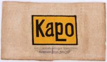 WWII GERMAN CONCENTRATION CAMP KAPO ARMBAND