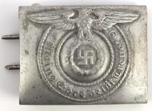 WWII GERMAN THIRD REICH SS EM BELT BUCKLE