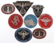 LOT 8 WWII GERMAN THIRD REICH SHIELD AWARD BADGES