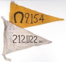 WWII GERMAN REICH KRIEGSMARINE U-BOAT PENNANTS