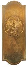 WWII GERMAN REICHSADLER DOOR PLATE PLAQUE