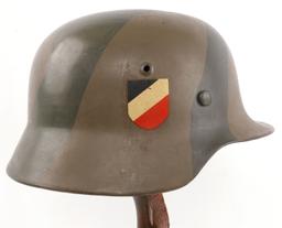 M1940 LUFTWAFFE STAHLHELM HELMET W CAMO PAINT