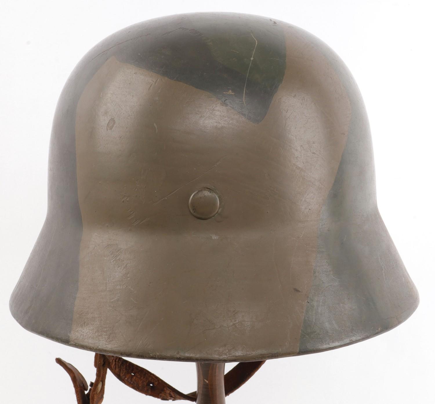 M1940 LUFTWAFFE STAHLHELM HELMET W CAMO PAINT