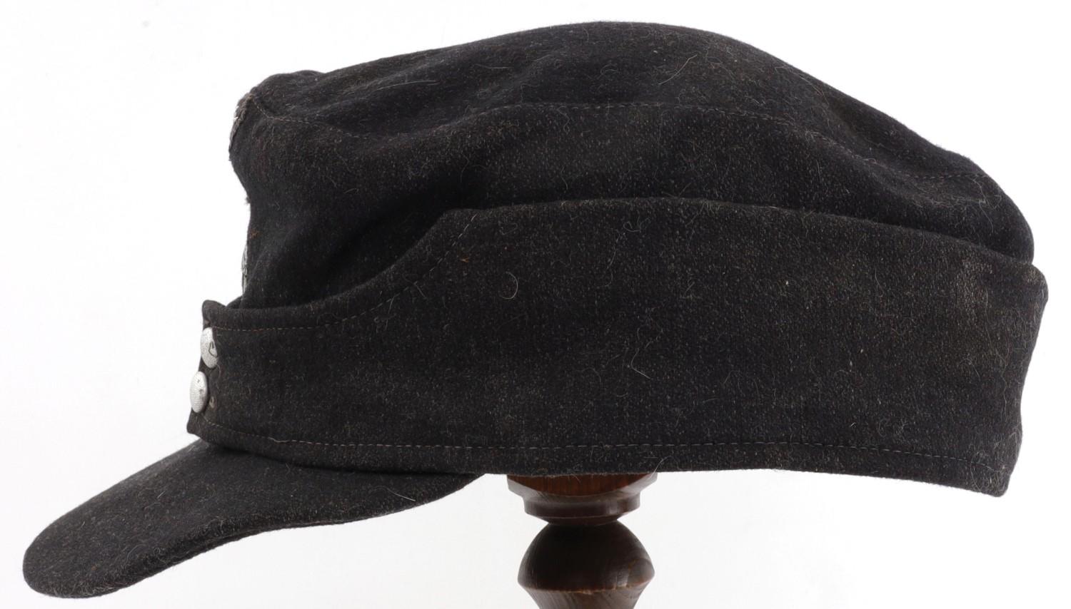 WWII GERMAN SS PANZER DIVISION M43 CAP MUTZE