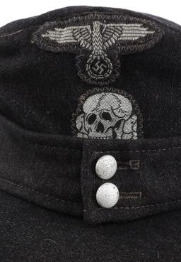 WWII GERMAN SS PANZER DIVISION M43 CAP MUTZE