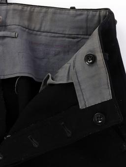 WWII GERMAN THIRD REICH BLACK UNIFORM BREECHES