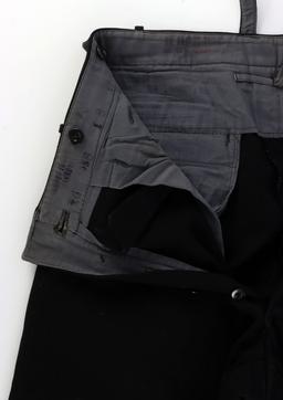 WWII GERMAN THIRD REICH BLACK UNIFORM BREECHES