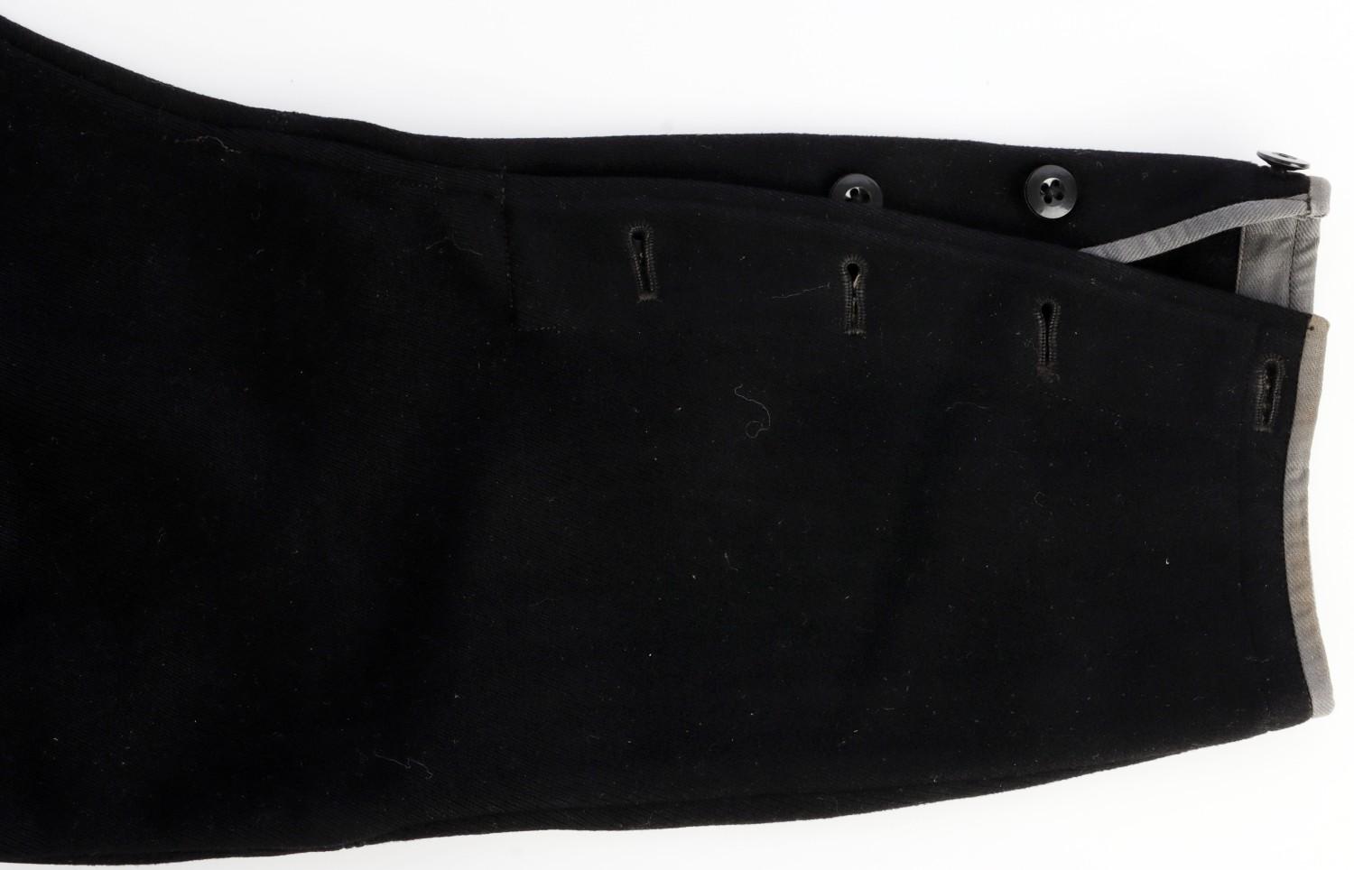 WWII GERMAN THIRD REICH BLACK UNIFORM BREECHES